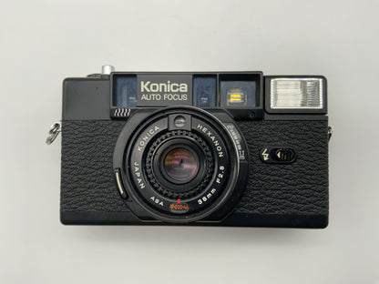 Konica C35 AF2 Sucherkamera mit Hexanon 38mm 1:2.8 35mm Kompaktkamera