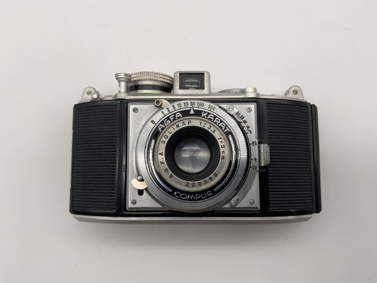 Agfa Karat Sucherkamera mit Solinap 50mm 1:3.5 35mm Kompaktkamera 5cm Compur