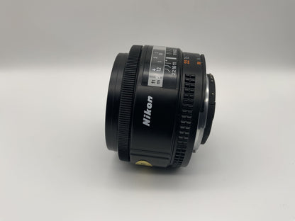 Nikon 50mm 1:1.8 Objektiv  AF Nikkor Kamera Camera Lens (Nikon AF)