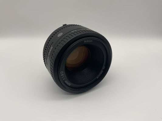 Nikon 50mm 1:1.8 D Objektiv  AF Nikkor Kamera Camera Lens (Nikon AF)