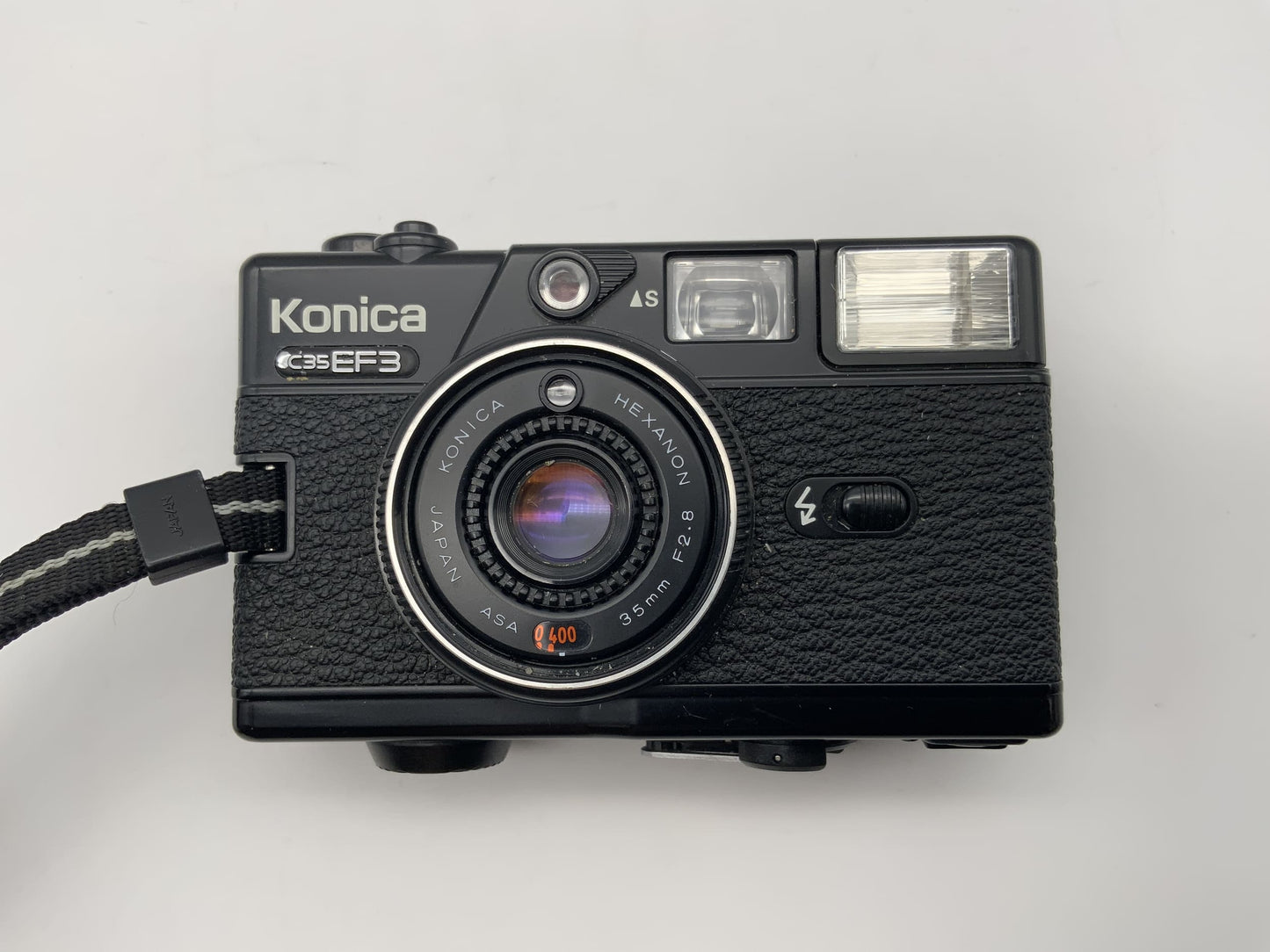 Konica C35 EF3 Sucherkamera mit Hexanon 35mm 1:2.8 35mm Kompaktkamera