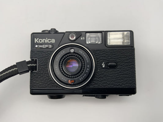 Konica C35 EF3 Sucherkamera mit Hexanon 35mm 1:2.8 35mm Kompaktkamera