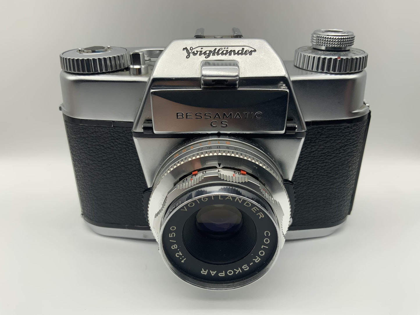 Voigtländer Bessamatic CS 35mm SLR Synchro-Compur-X (Color-Skopar 1:2.8/50)