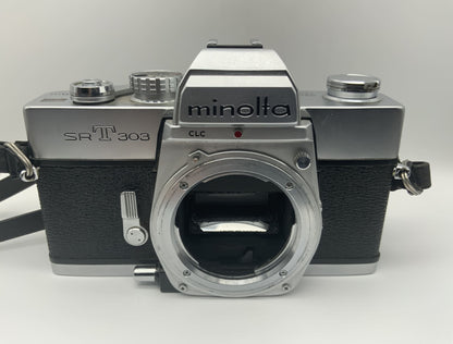 Minolta SRT 303 35mm Spiegelreflexkamera SLR analog clc Body (Minolta MD)