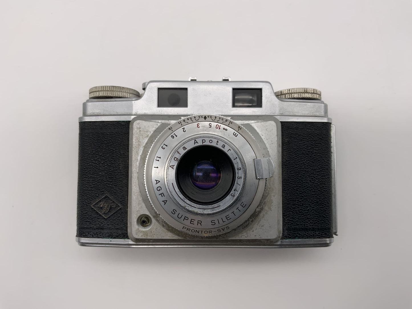 Agfa Super Silette Sucherkamera mit Apotar 45mm 1:3.5 35mm Prontor-SVS