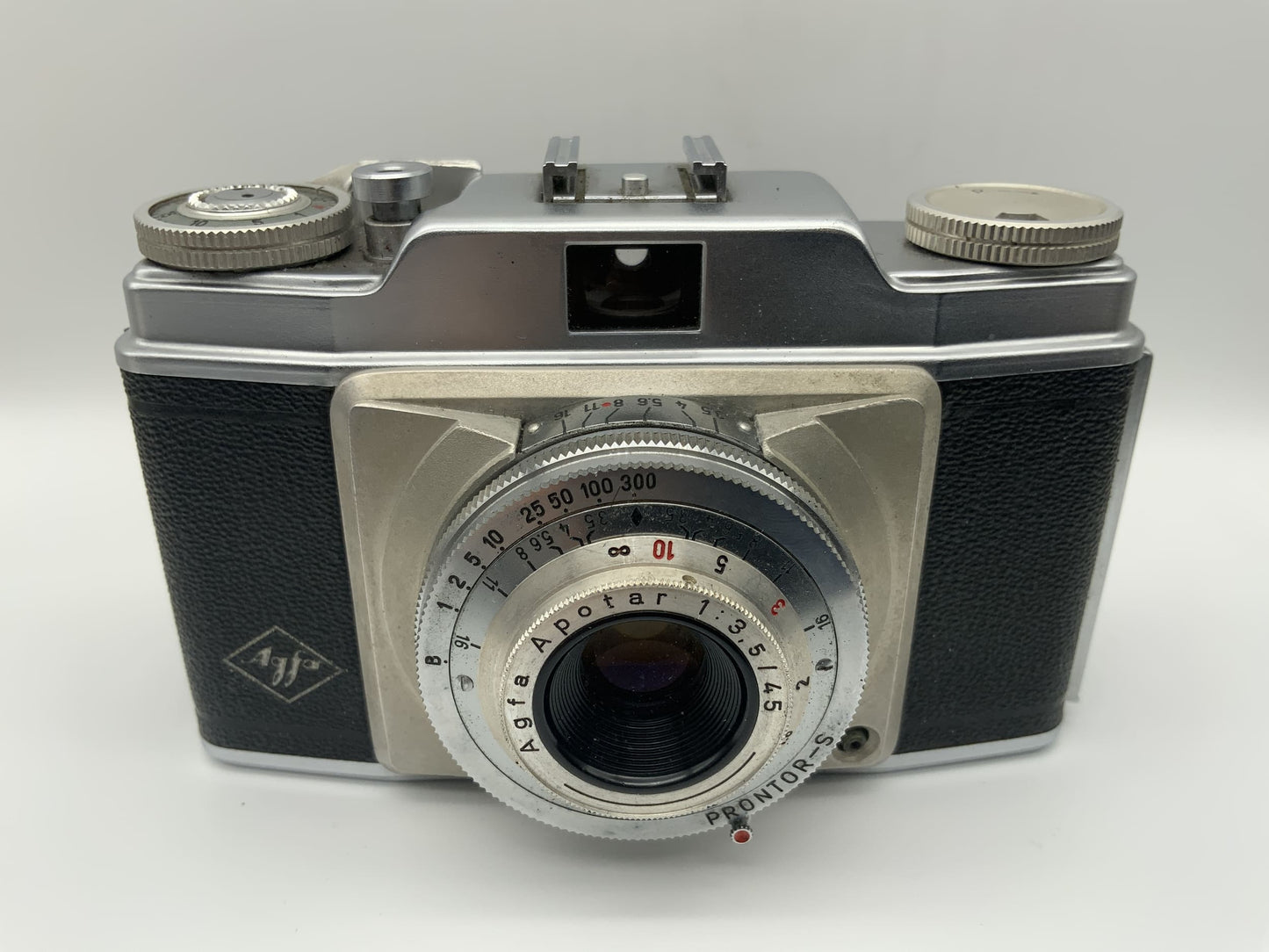 Agfa Silette Prontor-S Sucherkamera mit Apotar 1:3.5/45