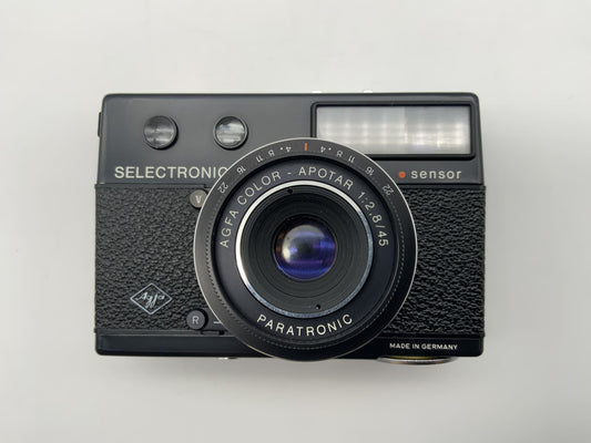 Agfa Selectronic sensor Sucherkamera mit Apotar 45mm 1:2.8 35mm Kompaktkamera