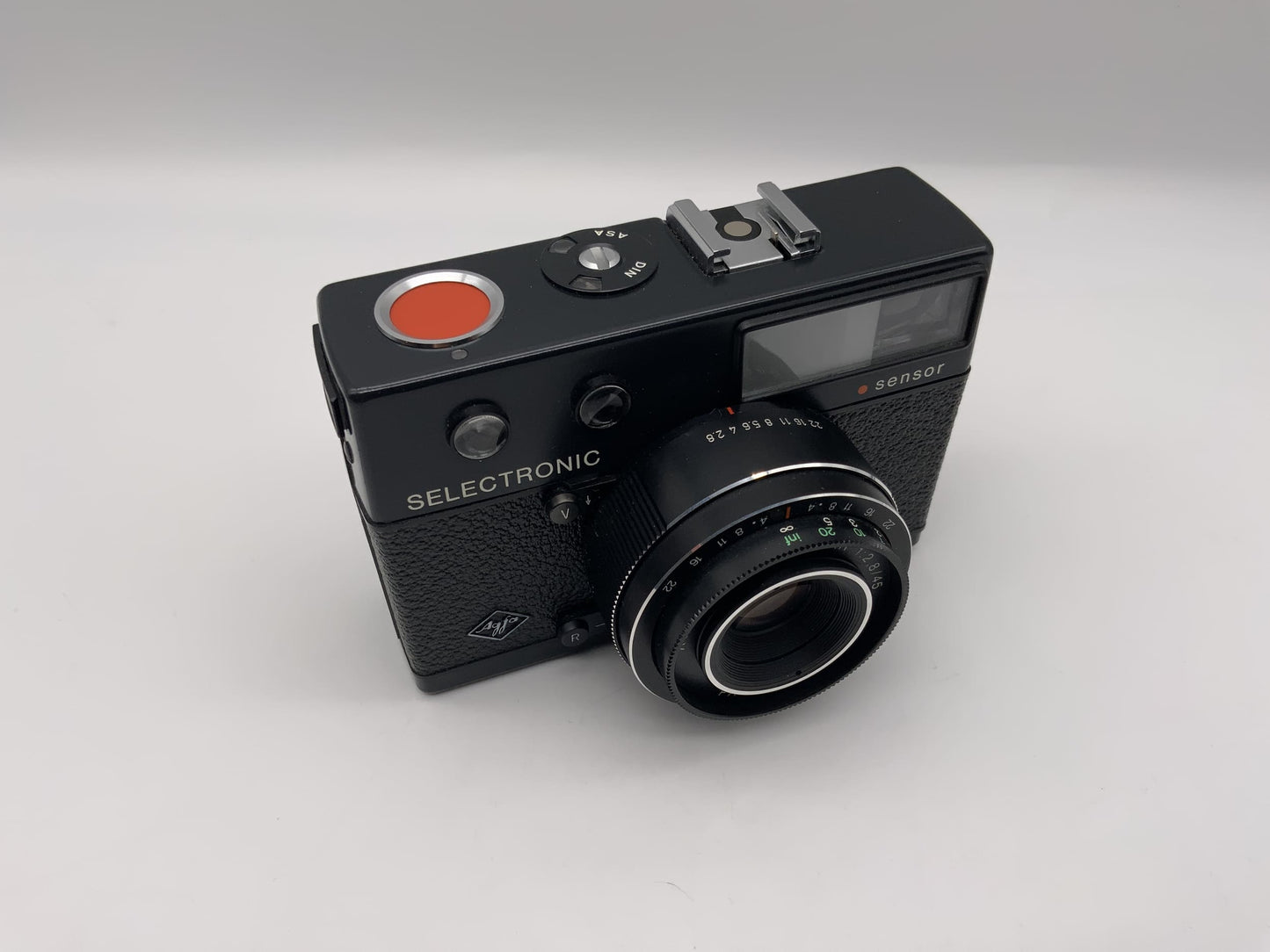 Agfa Selectronic sensor Sucherkamera mit Apotar 45mm 1:2.8 35mm Kompaktkamera