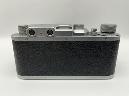 Leitz Leica II 1938 Sucherkamera mit Elmar 9cm 1:4 90mm Leica 2 No. 277918