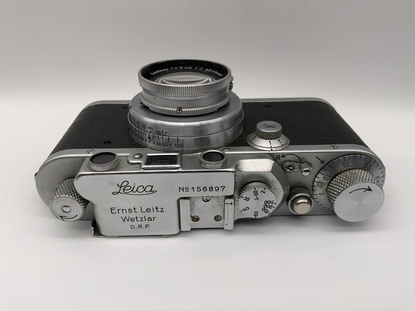 Leitz Leica III 1935 Sucherkamera mit Summar 5cm 1:2 50mm Leica 3 No. 156897