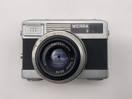 Carl Zeiss Werra 2 Sucherkamera mit Tessar 50mm 1:2.8 35mm Kompaktkamera