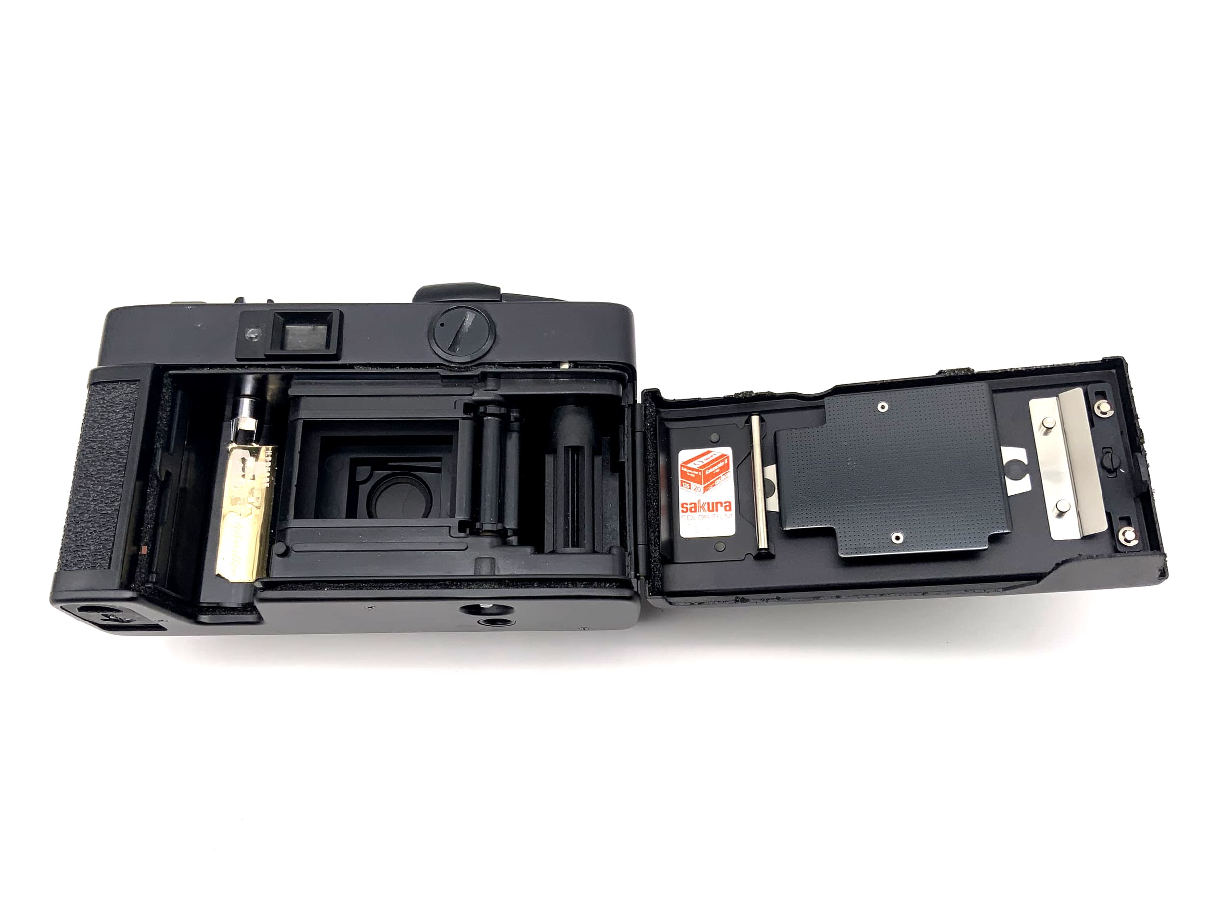 Konica C35 EF rangefinder camera with Hexanon 38mm 1:2.8 35mm compact camera