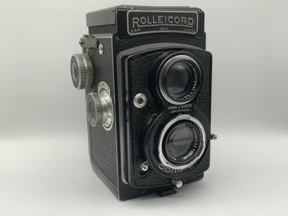 Rollei Rolleicord II TLR mit Carl Zeiss Triotar 1:3.5 f=7,5cm Compur 6x6 F&H