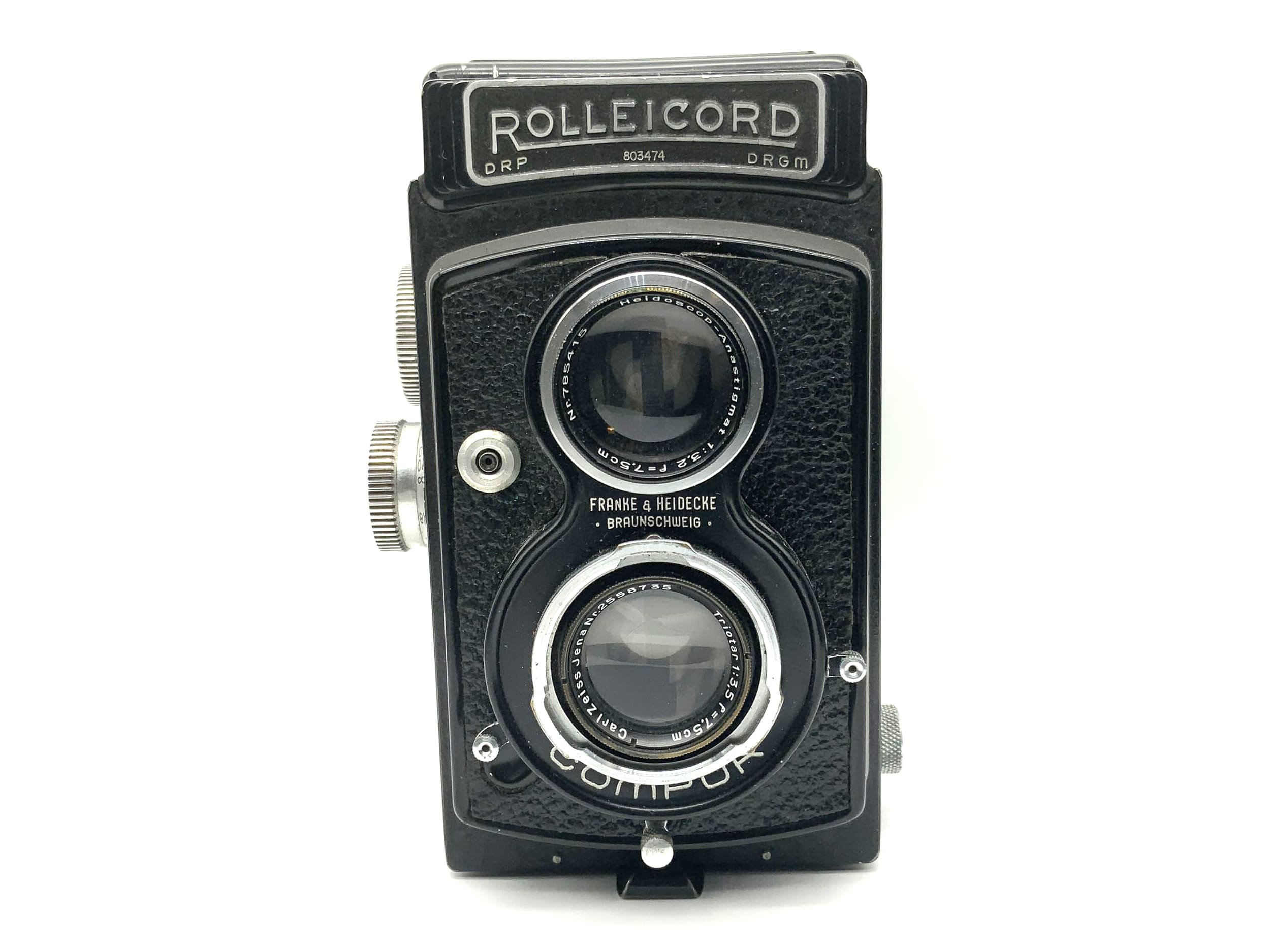 Rollei Rolleicord II TLR avec Carl Zeiss Triotar 1:3,5 f=7,5cm Compur 6x6 F&amp;H