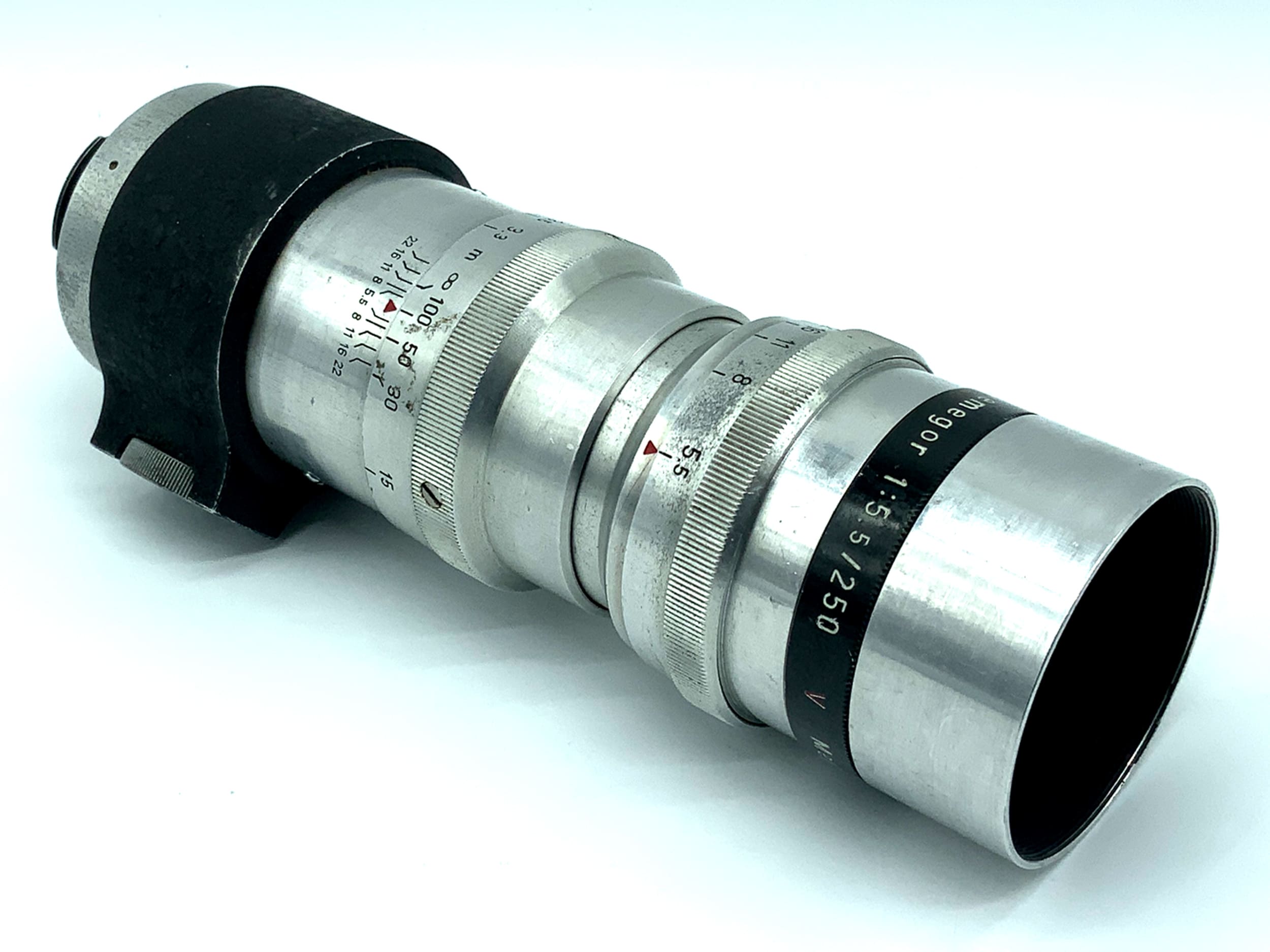 Meyer Optik Görlitz 250mm 1:5.5 Objektiv Telemegor red V Festbrennweite (Exa)