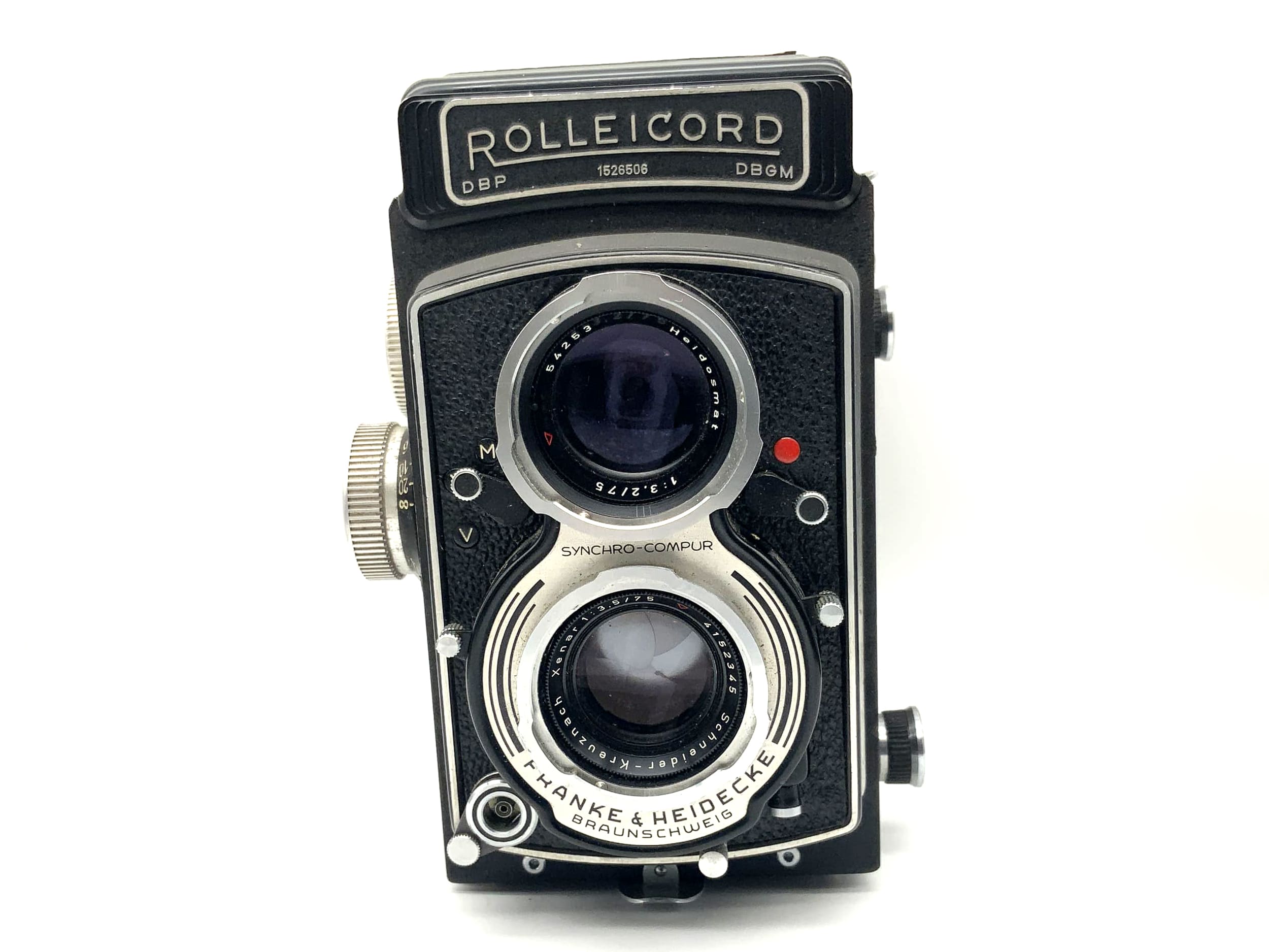 Rollei Rolleicord Modèle V K3C TLR avec Schneider Kreuznach Xenar 1:3.5/75 Compur 6x6 F&amp;H