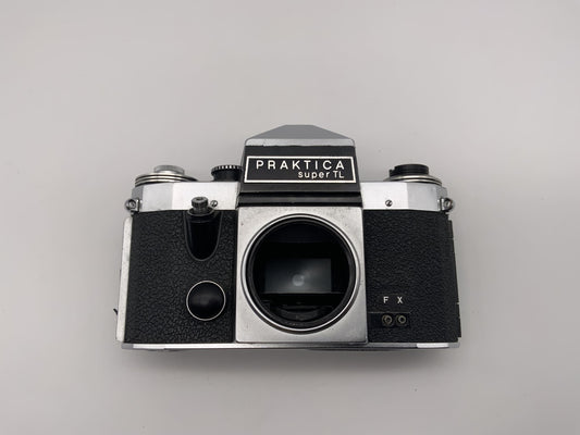 Praktica Super TL Spiegelreflexkamera SLR mit Sucher Pentacon 35mm Body Gehäuse