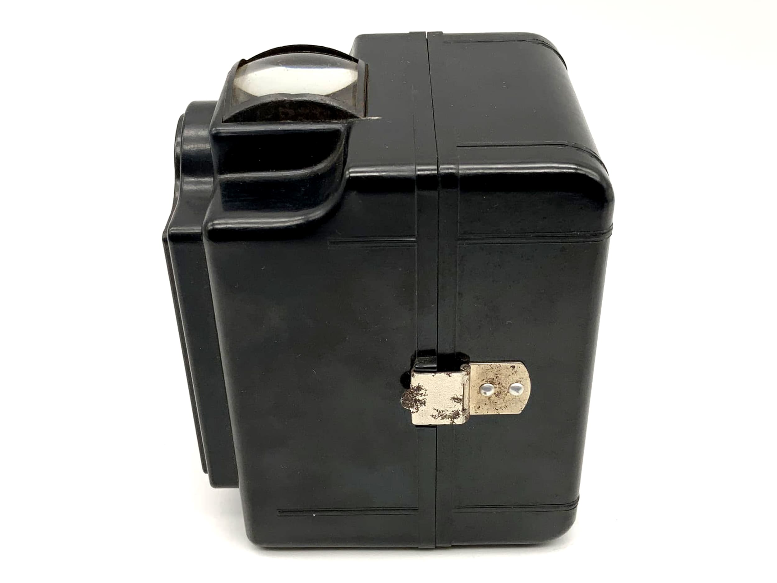 Appareil photo analogique Genos Optik 1:8 Box avec pellicule en bakélite