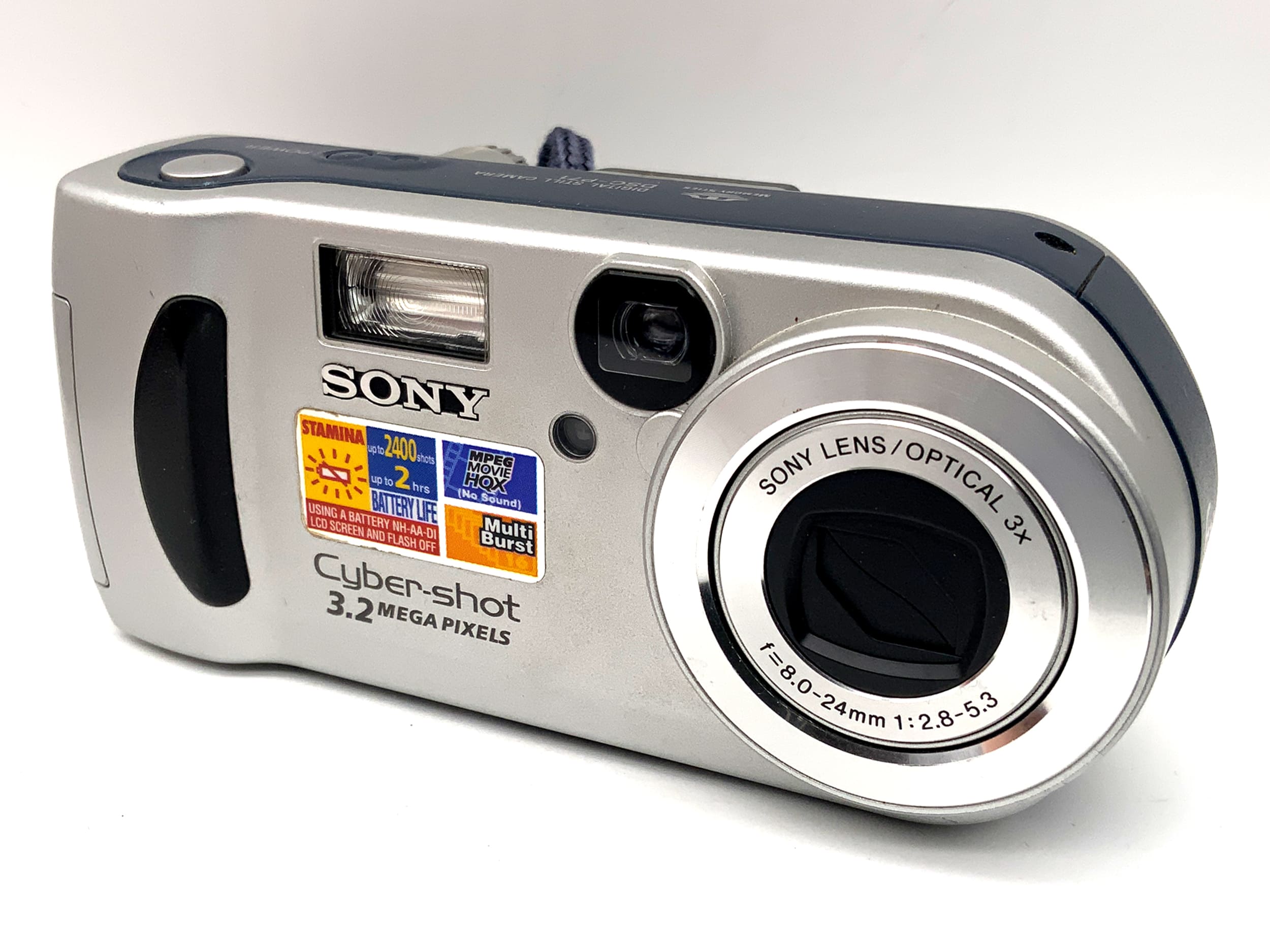 Appareil photo numérique compact Sony Cyber-Shot DSC-P71, optique 3x f=8,0-24 mm 1:2,8-5,3