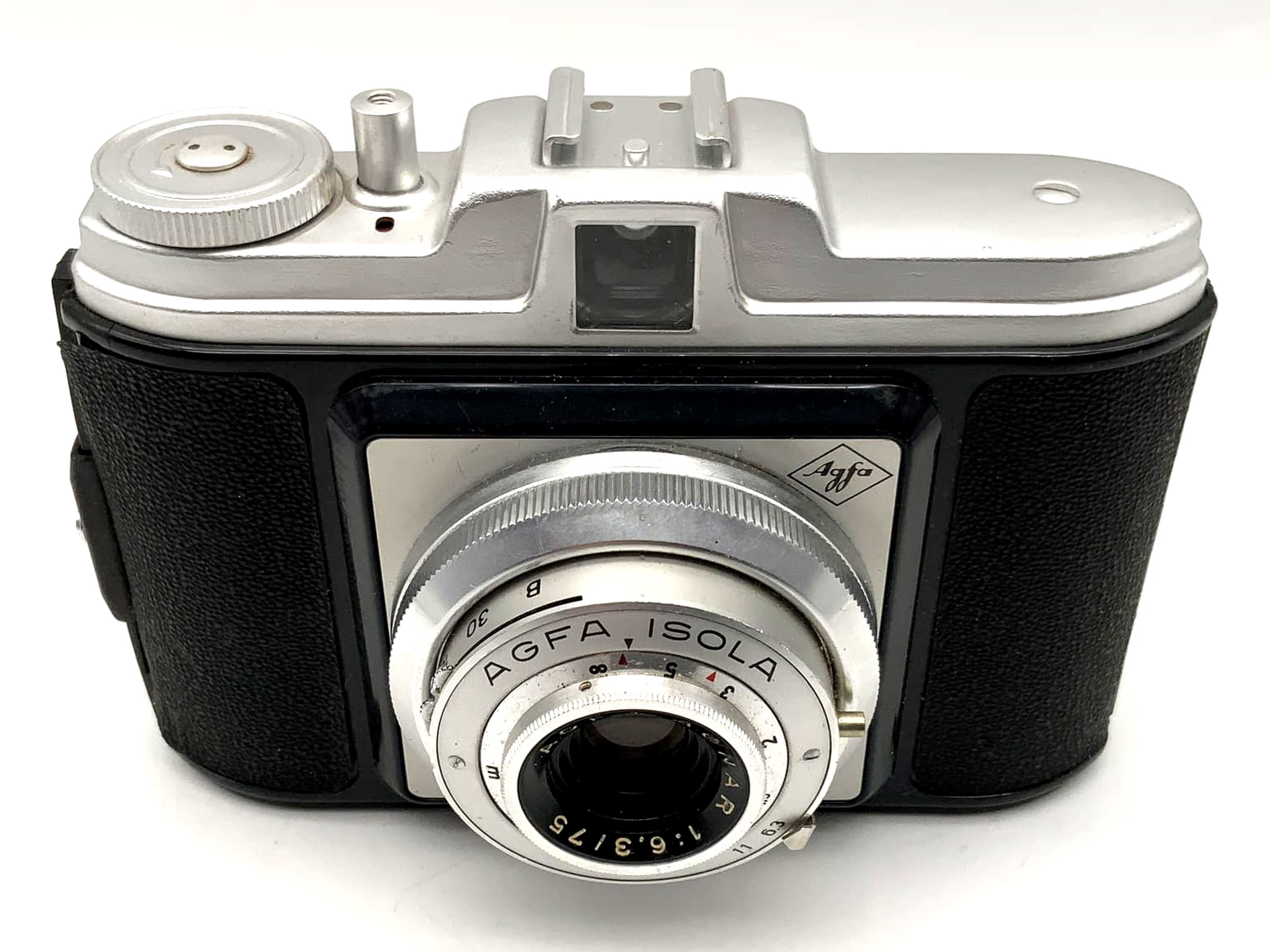 Appareil photo à pellicule en rouleau Agfa Isola avec appareil photo analogique à pellicule en rouleau Agnar 1:6,3/75