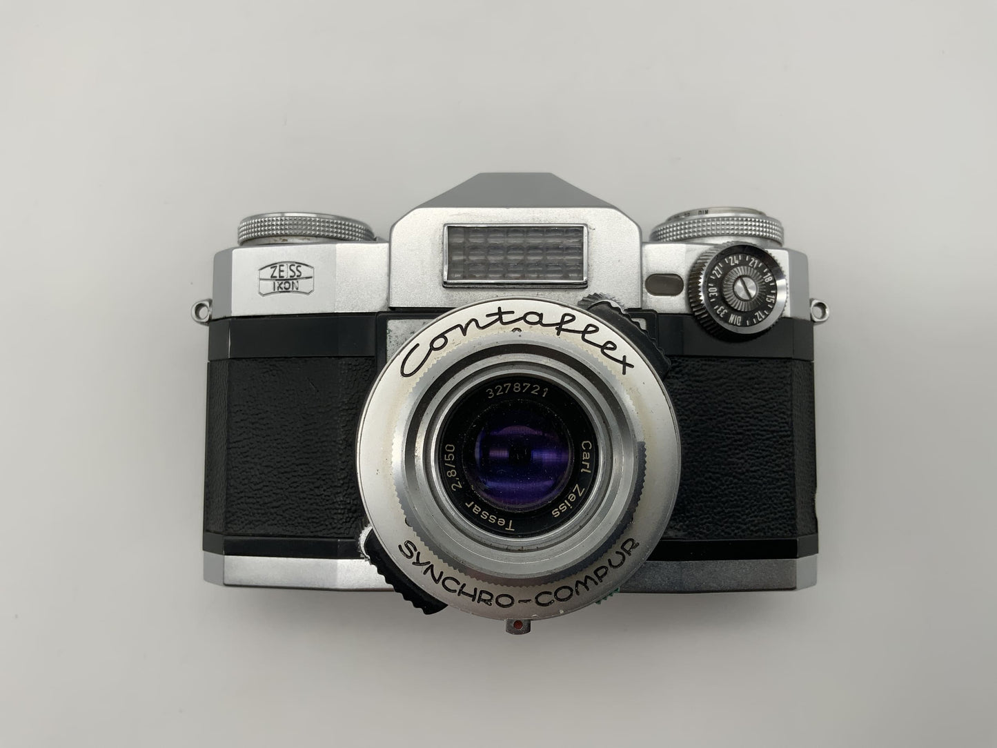 Zeiss Ikon Contaflex Spiegelreflexkamera SLR Beli defekt! Mit Tessar 50mm 1:2.8