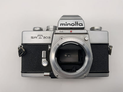 Minolta SRT303 Spiegelreflexkamera SLR !Beli defekt! 35mm Kamera Body Gehäuse