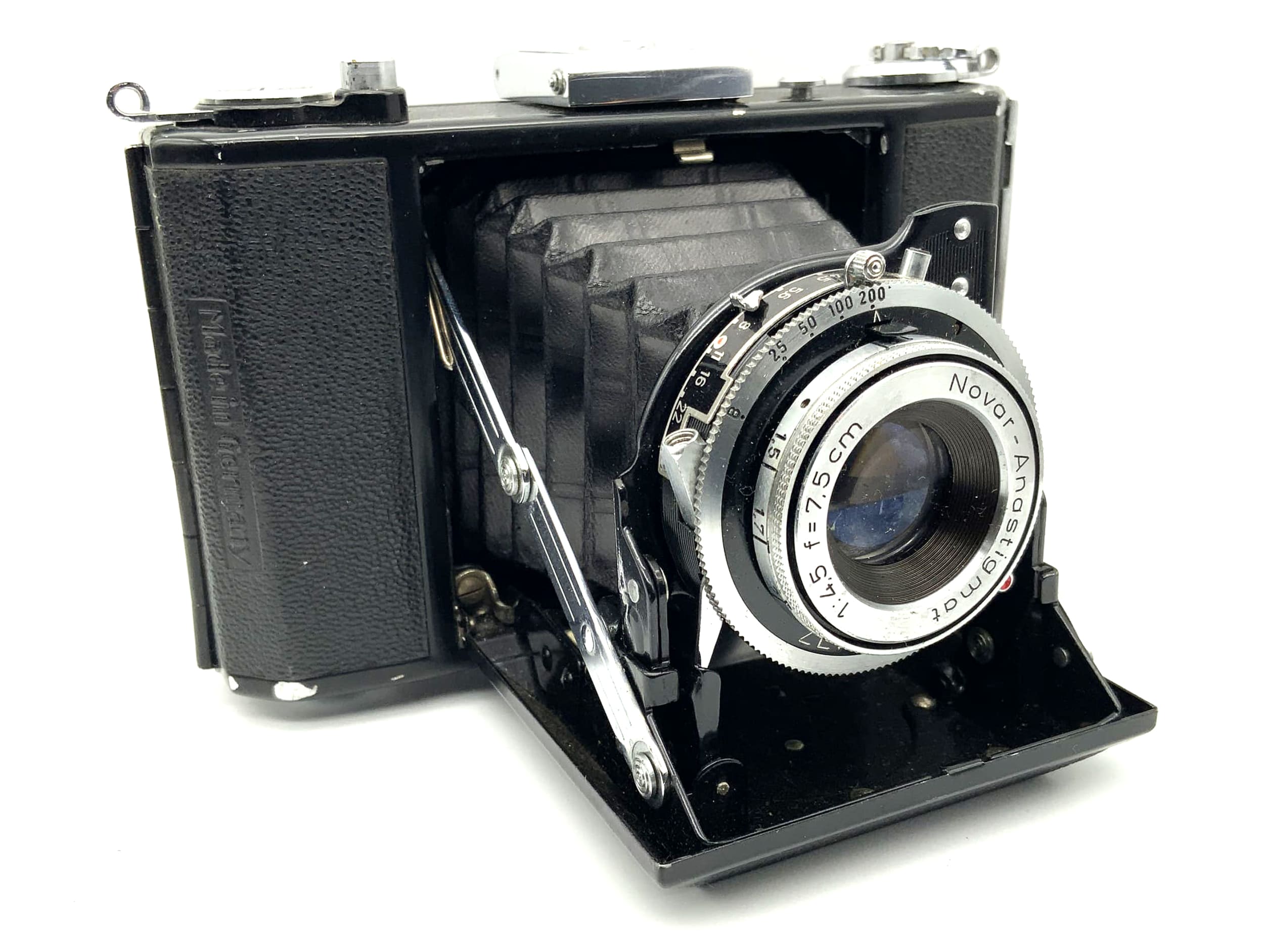 Appareil photo pliable Zeiss Ikon 515/16 avec Novar Anastigmat 1:4,5 f=7,5cm Pronto