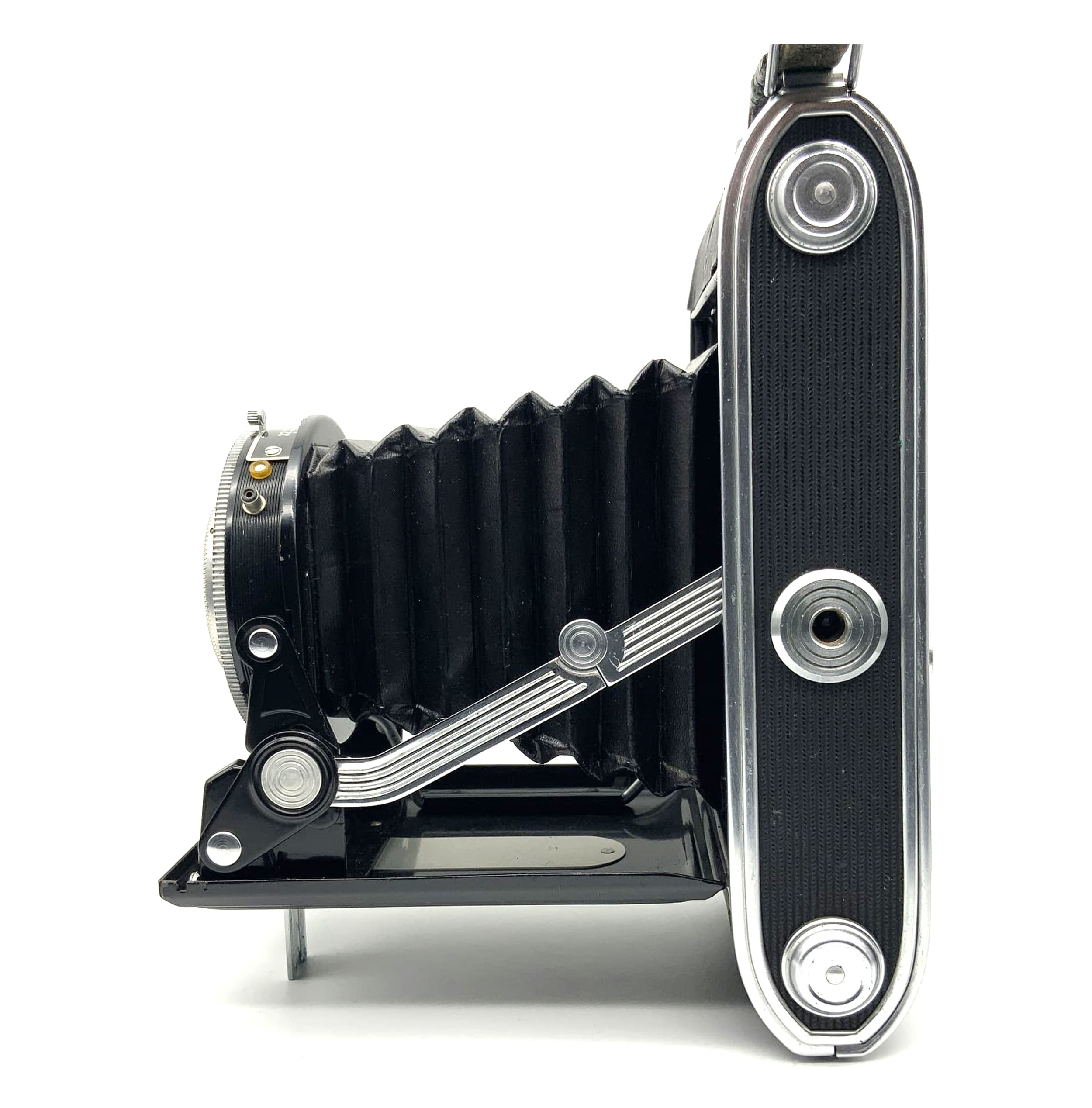 Appareil photo pliable Agfa Record I avec caméra analogique Agnar 1:4,5/105 Pronto