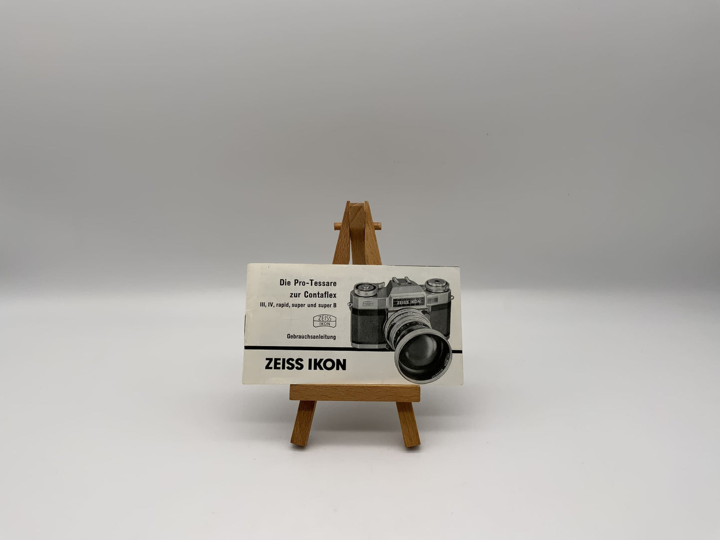 Zeiss Ikon III, rapid Die Pro-Tessare zur Contaflex Bedienungsanleitung Deutsch