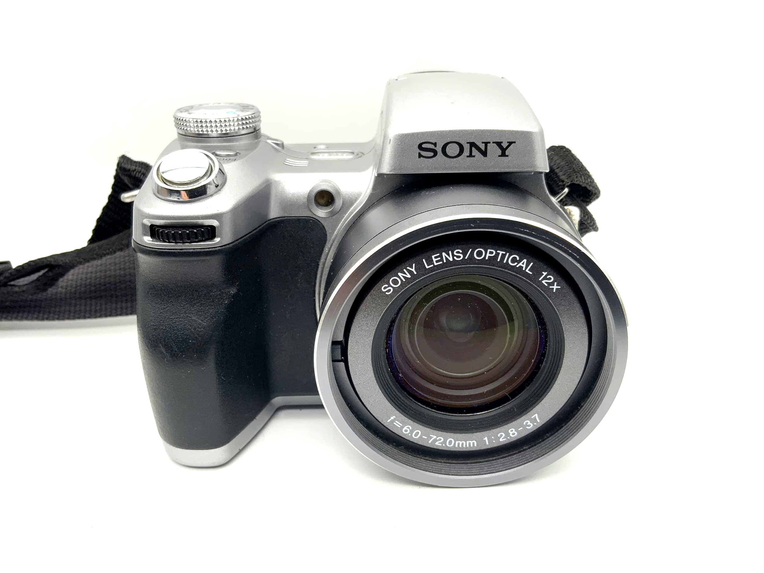 Sony Cybershot DSC-H1 avec objectif optique 12x f=6,0-72,0 mm 1:2,8-3,7 5,1 MP