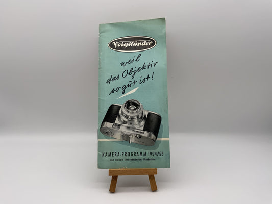 Voigtländer  Kamera-Programm 1954/55 Anleitung Deutsch