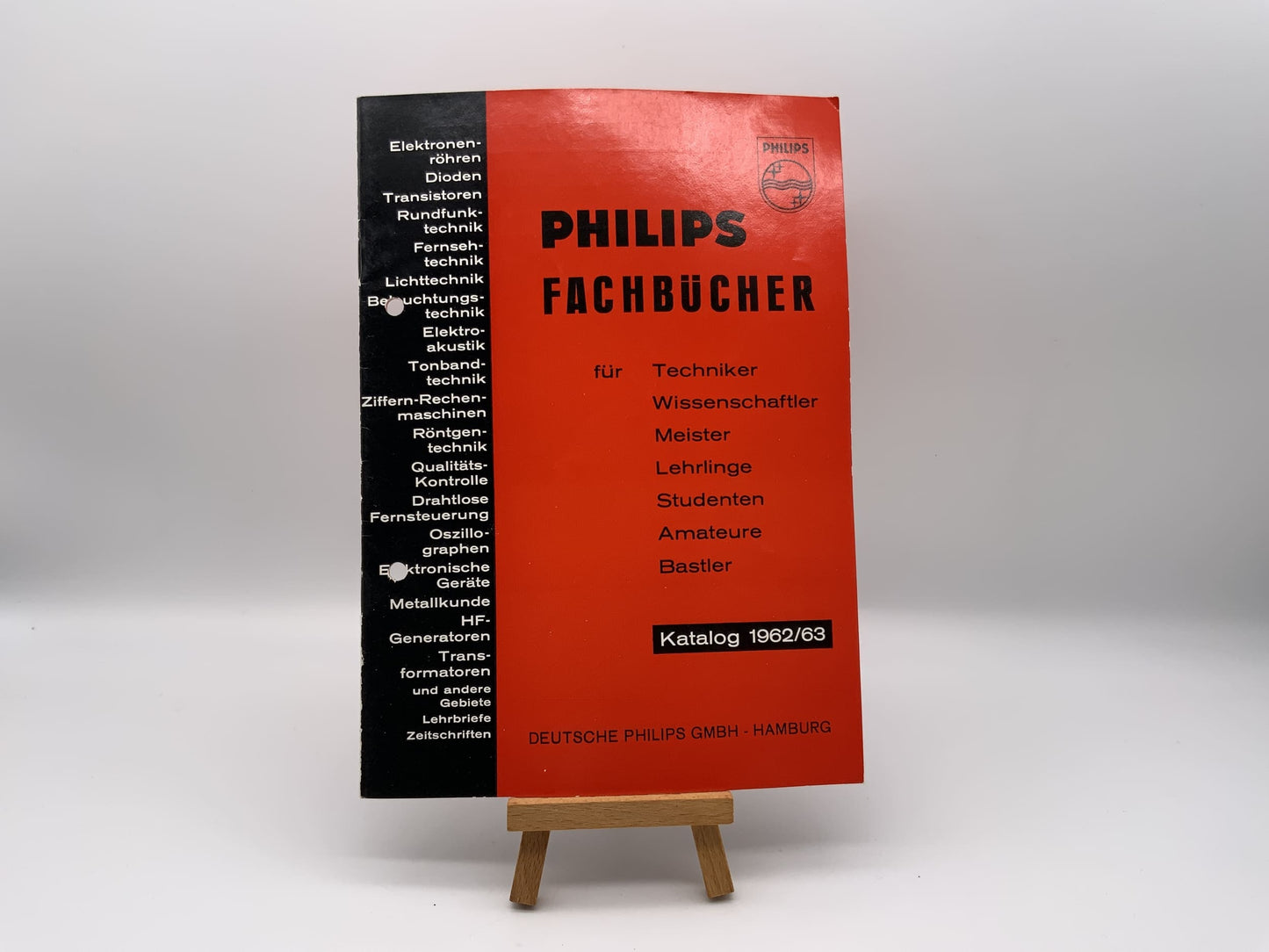 Philips  Katalog 1962/63 Fachbücher Katalog Deutsch