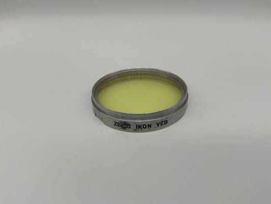 Zeiss Ikon Farbfilter 42mm Gelb G1 yellow colorfilter Steckfilter Slip On