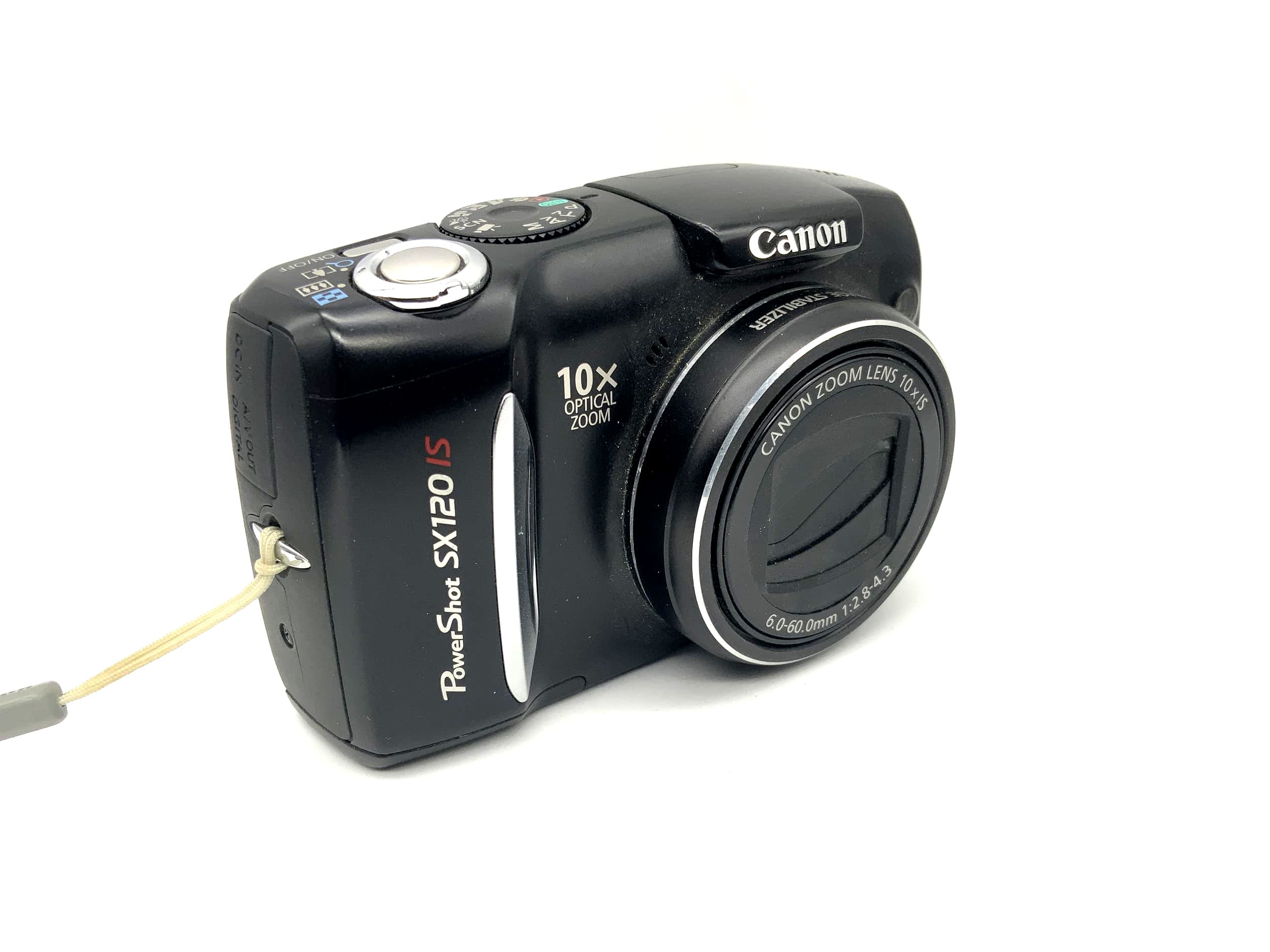 Canon PowerShot SX120 IS 6.0-60.0mm 1:2.8-4.3 10x Optical Zoom