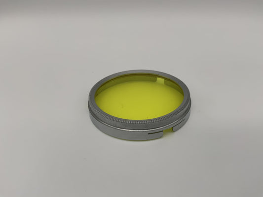 VEB Farbfilter 40,5mm Gelb Yellow colorfilter Steckfilter Slip On