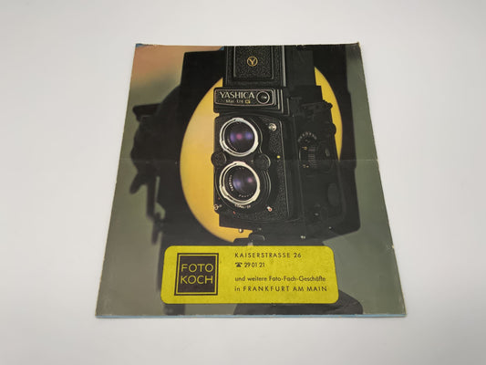 Yashica Mat 124G  Infoblatt Deutsch