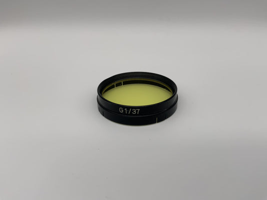 Carl Zeiss Farbfilter 37mm G1/37 Gelb Yellow colorfilter Steckfilter Slip On