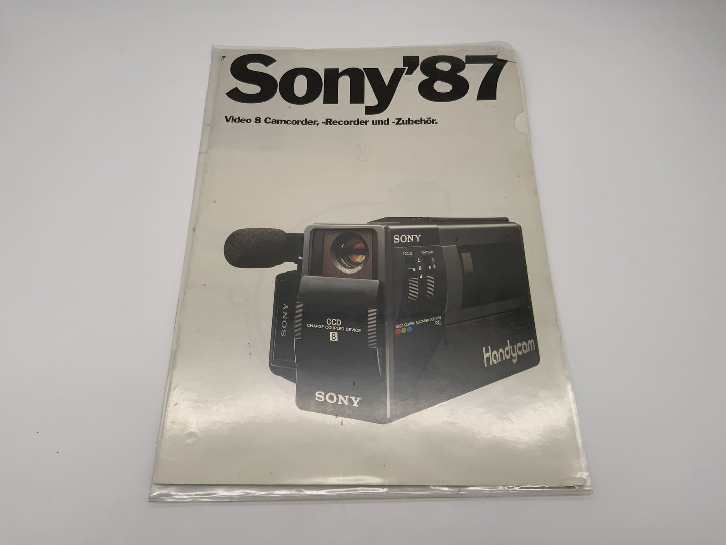 Sony 87 Video 8 Camcorder Recorder Bedienungsanleitung Deutsch