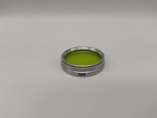 VEB Farbfilter 32mm Grün green colorfilter Steckfilter Slip On