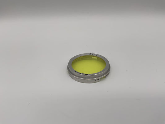 Agfa Farbfilter 30mm Gelb yellow colorfilter 1/30mm Steckfilter Slip On