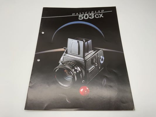 Hasselblad 503cx Infoheft  Brochüre Englisch Heft Prospekt Magazine