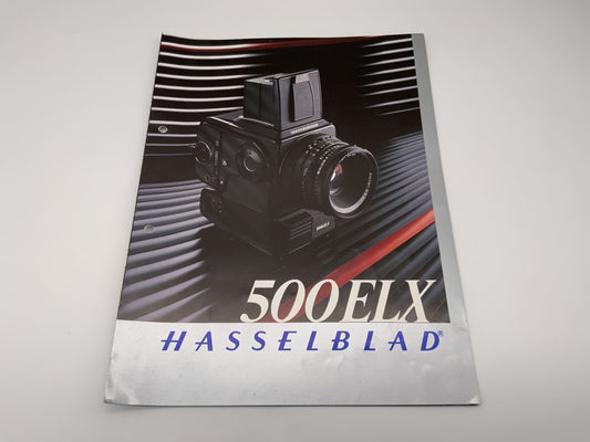 Hasselblad 500 ELX Infoheft  Brochüre Englisch Heft Prospekt Magazine