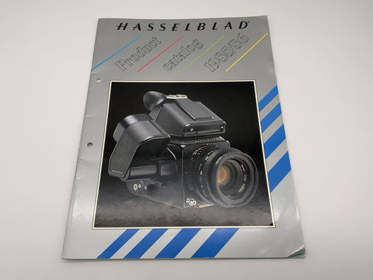 Hasselblad 1985/86 Infoheft Procuct catalog Produktkatalog Englisch Prospekt