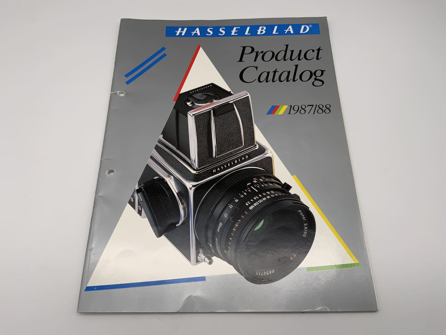 Hasselblad 1987/88 Infoheft Procuct catalog Brochüre Englisch Heft Prospekt