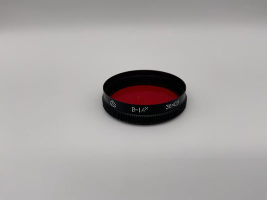 Zenit Farbfilter 38mm Rot Innengewinde B-1,4x 38x0,5 red colorfilter