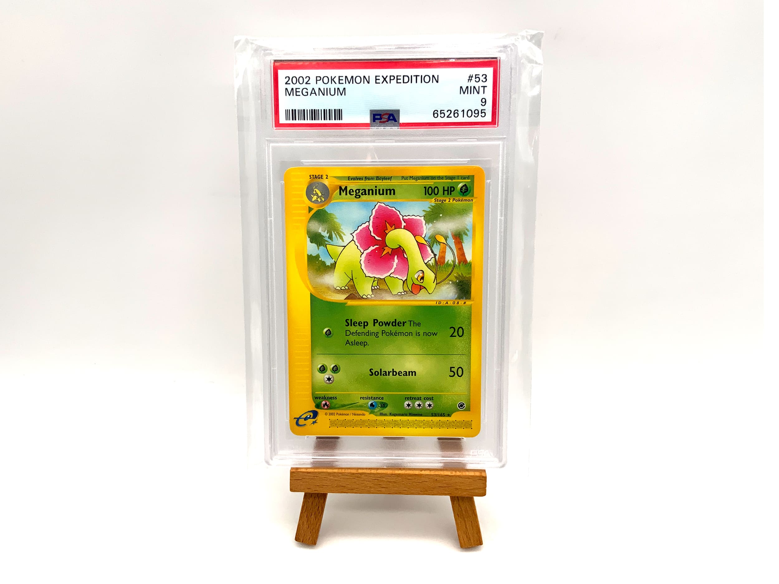Pokémon Meganium #53 PSA9 Mint 2002 Expedition (englisch)