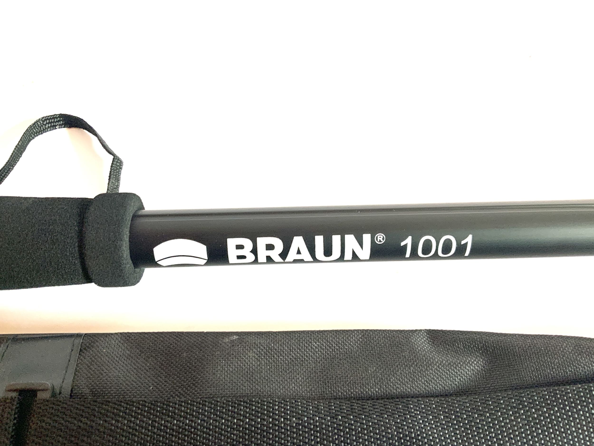Braun 1001 Monopode noir avec sac monopode trépied photo
