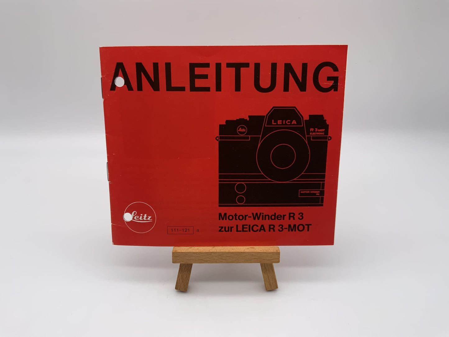 Leitz Motor Winder R3 zur Leica R 3 Mot (111-121a) Bedienungsanleitung Deutsch