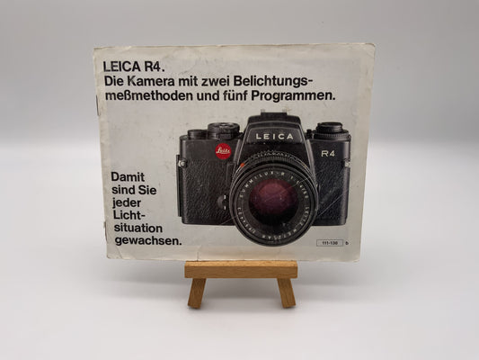 Leica R4 (111-138b) Bedienungsanleitung Deutsch