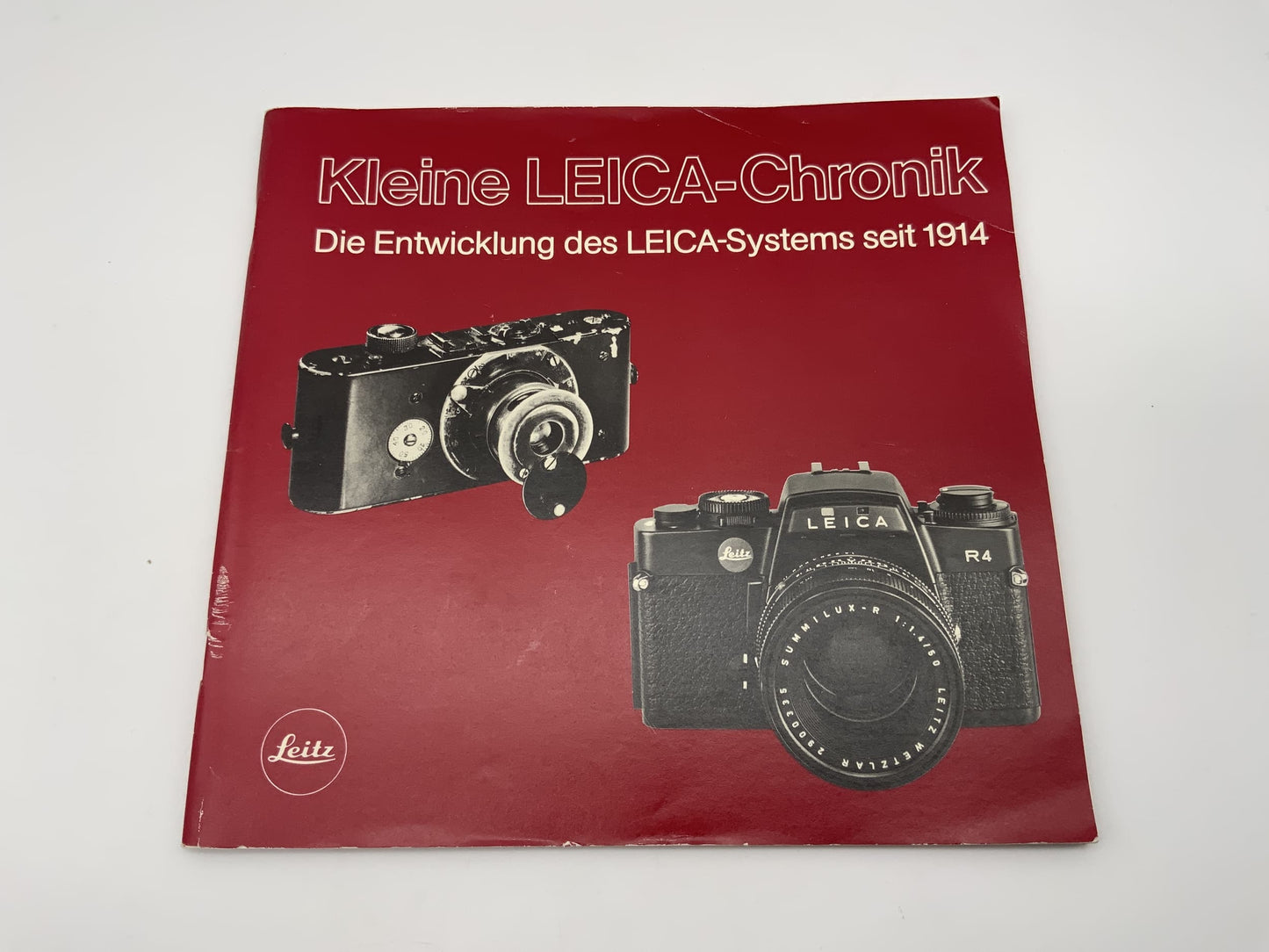 Leitz  Kleine Leica-Chronik - Die Entwicklung seit 1914 Bröschüre Deutsch